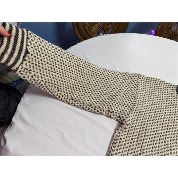 L.L. Bean Vintage Norway Birdseye Heavy Fisherman Sweater Men’s Size Large Tall - Picture 10 of 16